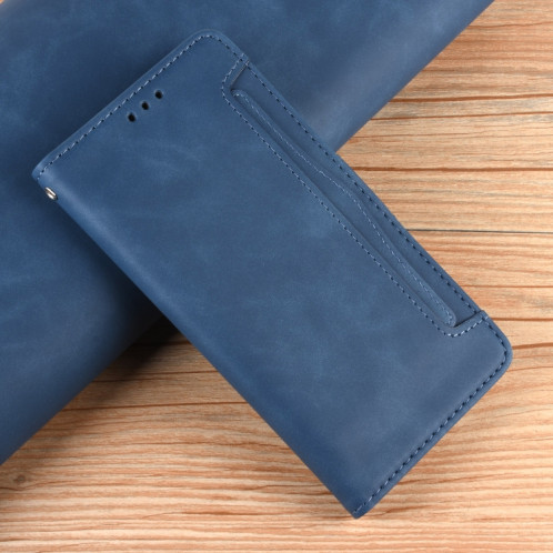 Pour Ulefone NOTE 6 / NOTE 6P Peau Senteuse Cas de téléphone en cuir de mollet (bleu) SH010D1352-07