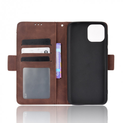 Pour Ulefone NOTE 6 / NOTE 6P PEAU SHAKE Sentez-vous Cas de téléphone en cuir de veau (brun) SH010E1669-07