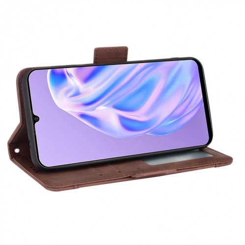 Pour Ulefone NOTE 6 / NOTE 6P PEAU SHAKE Sentez-vous Cas de téléphone en cuir de veau (brun) SH010E1669-07