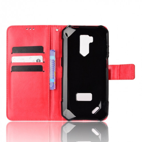 Pour Ulefone Armor x9 Étui de téléphone en cuir de texture Crazy Horse Crazy (rouge) SH209B1753-07