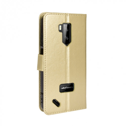 Pour Ulefone Armor x9 Case de téléphone en cuir de texture Crazy Horse Crazy (Or) SH209C540-07