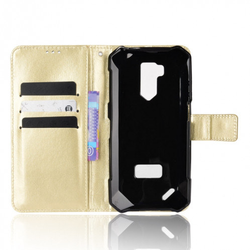 Pour Ulefone Armor x9 Case de téléphone en cuir de texture Crazy Horse Crazy (Or) SH209C540-07