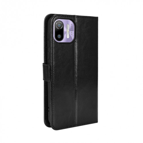 Pour Ulefone Note 6 / Note 6P Rétro Crazy Horse texture texture texture texture texture texture (noir) SH210A685-07