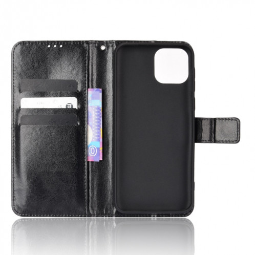 Pour Ulefone Note 6 / Note 6P Rétro Crazy Horse texture texture texture texture texture texture (noir) SH210A685-07