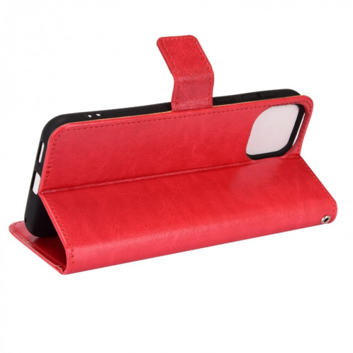 Pour Ulefone NOTE 6 / NOTE 6P Rétro Crazy Horse Texture Texture Texture Coque Texture (Rouge) SH210B1973-07
