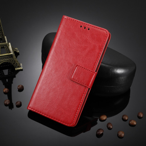 Pour Ulefone NOTE 6 / NOTE 6P Rétro Crazy Horse Texture Texture Texture Coque Texture (Rouge) SH210B1973-07