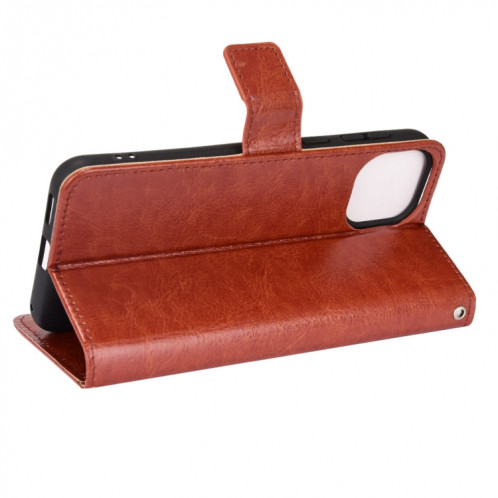 Pour Ulefone NOTE 6 / NOTE 6P Rétro Crazy Horse Texture Texture Texture Texture Coffre (Brown) SH210D1048-07