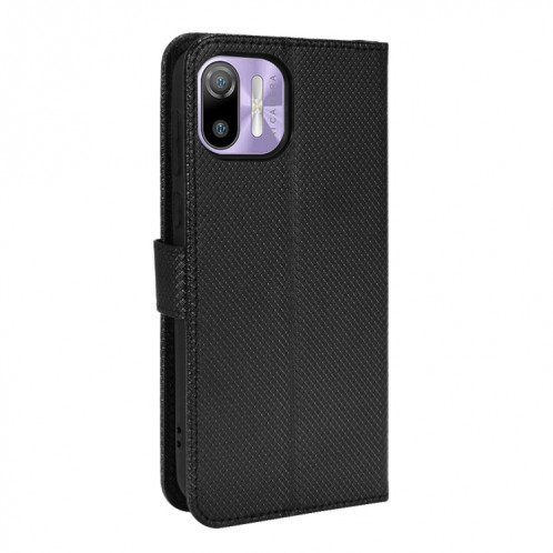 Pour Ulefone NOTE 6 / NOTE 6P Diamond Texture Texture Texture Coque Téléphone (Noir) SH703B151-07