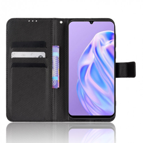 Pour Ulefone NOTE 6 / NOTE 6P Diamond Texture Texture Texture Coque Téléphone (Noir) SH703B151-07