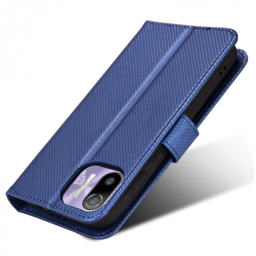 For Ulefone Note 6/ Note 6P Diamond Texture Leather Phone Case(Blue) SH703C840-07