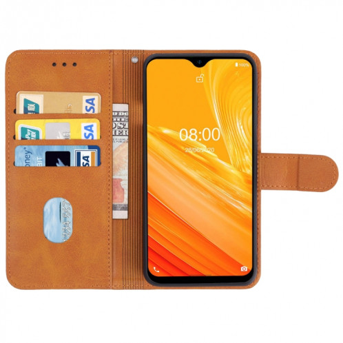 Coque de téléphone en cuir pour Ulefone Note 8 (Brown) SH522D14-06