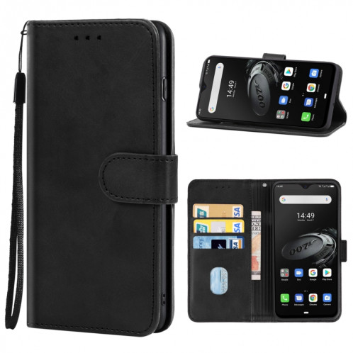Coque Téléphone en cuir pour Ulefone Armor 7e (Noir) SH013A347-06