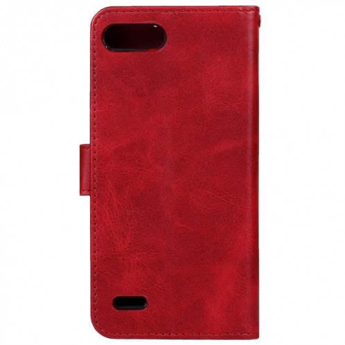 Coque de téléphone en cuir pour Ulefone S1 (rouge) SH022C748-07