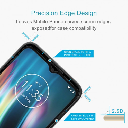 Film de verre trempé de 0,26mm 9H 2.5D pour Motorola défy 2021 SD69261887-06