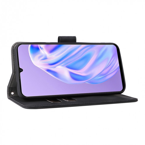 Pour Ulefone NOTE 6 TÉLÉPHONE DE TÉLÉPHONE EN CUIR MAGNETIQUE FLIP (NOIR) SH903A1645-07