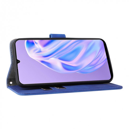 Pour Ulefone NOTE 6 TÉLÉPHONE DE TÉLÉPHONE EN CUIR MAGNETIQUÉE MAGNETIQUE (Bleu) SH903B1148-07