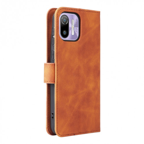 Pour Ulefone NOTE 6 TÉLÉPHONE DE TÉLÉPHONE EN CUIR MAGNETIQUÉE MAGNÉTIQUE (BROWN) SH903E860-07