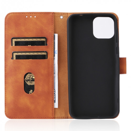 Pour Ulefone NOTE 6 TÉLÉPHONE DE TÉLÉPHONE EN CUIR MAGNETIQUÉE MAGNÉTIQUE (BROWN) SH903E860-07