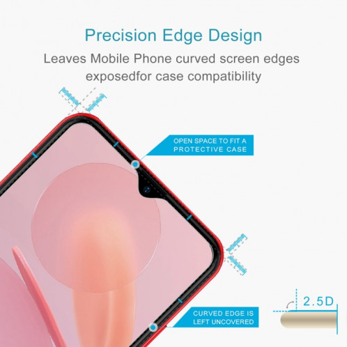 10 PCS 0.26mm 9H 2.5D Film de verre trempé pour Ulefone NOTE 12P SH2004261-06