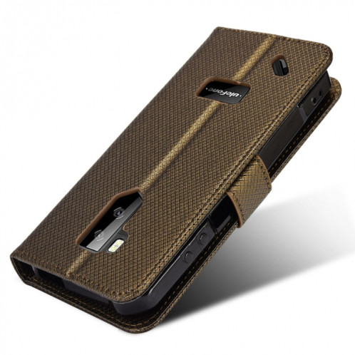 Pour Ulefone Armor x9 Texture de diamant Texture Texture Coffre (Brown) SH403E904-07