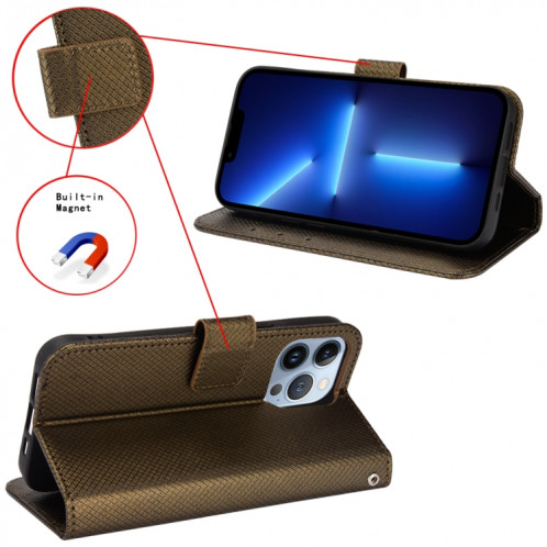 Pour Ulefone Armor x9 Texture de diamant Texture Texture Coffre (Brown) SH403E904-07
