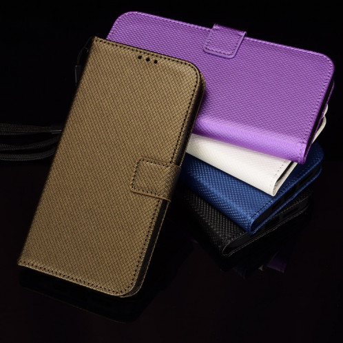 Pour Ulefone Armor x9 Texture de diamant Texture Texture Coffre (Brown) SH403E904-07