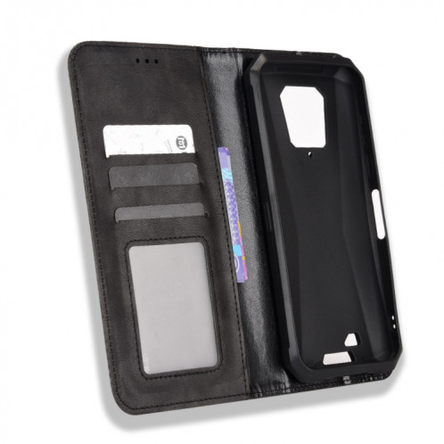 Pour Ulefone Armor 8 Boucle magnétique Texture rétro Texture Texture Texture (Noir) SH616A1480-07