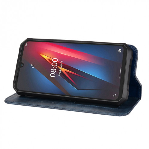 Pour Ulefone Armor 8 Boucle magnétique Texture rétro Texture Texture Texture (Bleu) SH616C1621-07