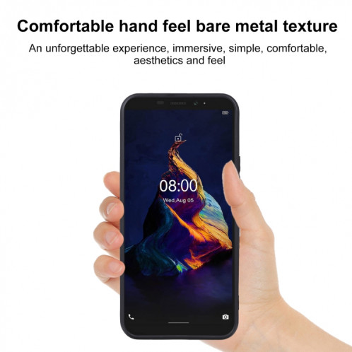 Coque Téléphone TPU pour Ulefone Armor x8 (Noir) SH508A1839-05