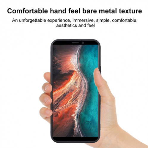 Coque TPU Téléphone pour Ulefone P6000 Plus (Noir) SH518A829-05