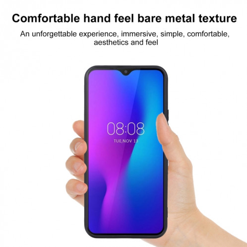 Coque TPU Téléphone pour Ulefone Power 6 (Noir) SH520A1038-05
