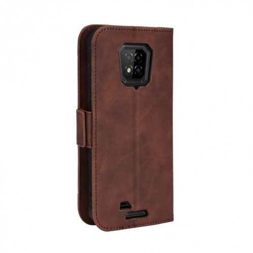 Pour Ulefone Armor 8 peau Senteuse Cas de veau Coffre de téléphone en cuir (brun) SH220E987-07