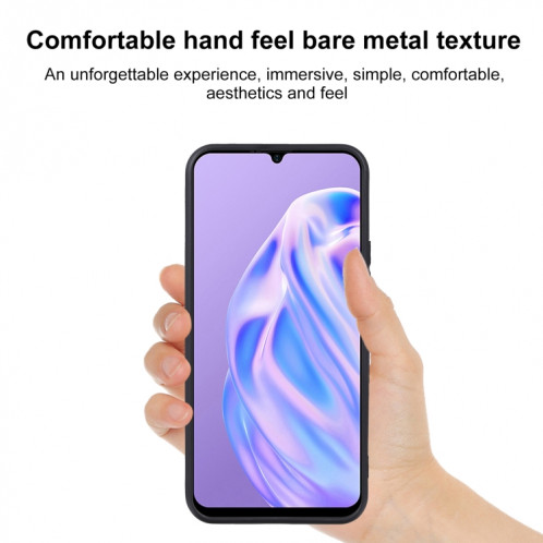 Coque TPU Téléphone pour Ulefone Note 6 (Noir mat complet) SH404A1558-05