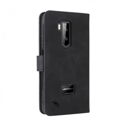 Pour Ulefone Armor X9 Skin Senteuse Boucle magnétique Texture de la texture PU (Noir) SH602A825-07