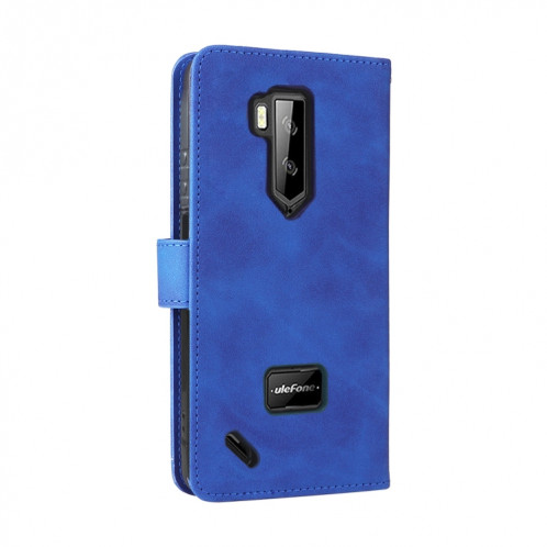 Pour Ulefone Armor X9 Skin Sentence Boucle magnétique Texture de veau Coque Téléphone PU (Bleu) SH602B407-07