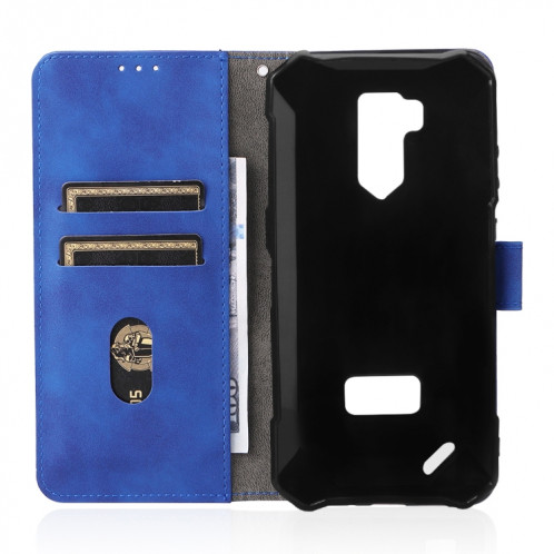 Pour Ulefone Armor X9 Skin Sentence Boucle magnétique Texture de veau Coque Téléphone PU (Bleu) SH602B407-07