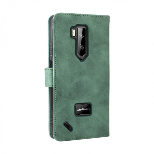 Pour Ulefone Armor x9 State Texture magnétique Texture de mollet Cas de téléphone PU (Vert) SH602D1664-07