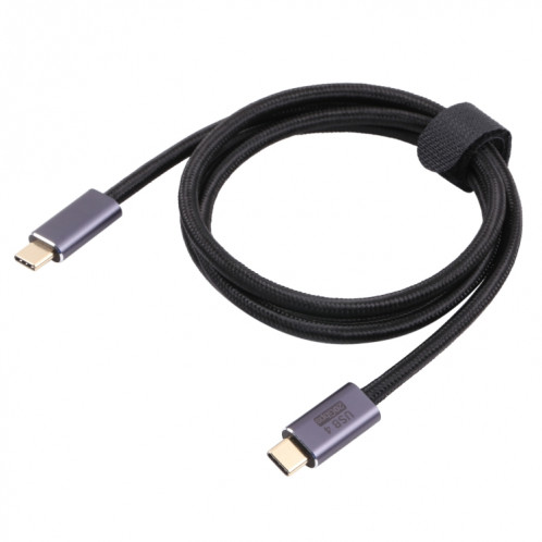Câble de données tressé mâle USB-C / C / C / C / C / C / C / C / C / C / C / C / C / C / C / Câble de câble: 1m (noir) SH502A5-05