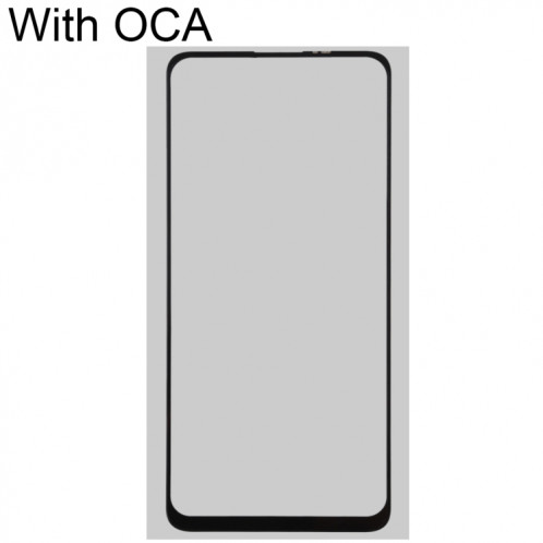 Pour vivo Z5X lentille extérieure en verre d'écran avant avec adhésif OCA optiquement clair SH22051906-06