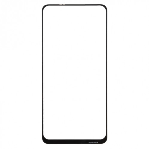 Pour vivo Y30 / iQOO U1x Lentille en verre extérieure de l'écran avant avec adhésif optiquement transparent OCA SH2206962-06