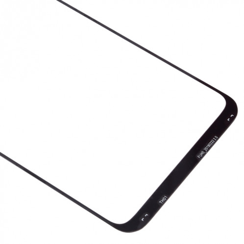 Pour vivo Y3 / U3X / Y3S Lentille en verre extérieure avec adhésif optiquement transparent OCA SH22071998-06
