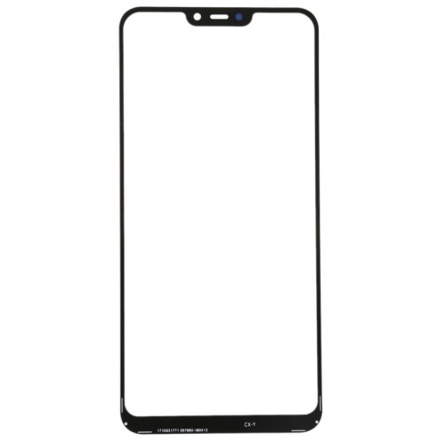 Pour vivo Y83 lentille extérieure en verre d'écran avant avec adhésif OCA optiquement clair SH22091769-06