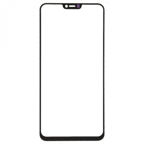 Pour vivo X21 / X21i Lentille en verre extérieure de l'écran avant avec adhésif optiquement transparent OCA SH2211325-06