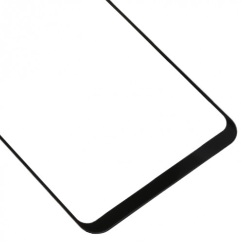 Pour vivo X21 / X21i Lentille en verre extérieure de l'écran avant avec adhésif optiquement transparent OCA SH2211325-06
