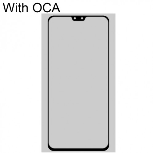 Pour vivo S7 lentille extérieure en verre d'écran avant avec adhésif OCA optiquement clair SH22181770-06