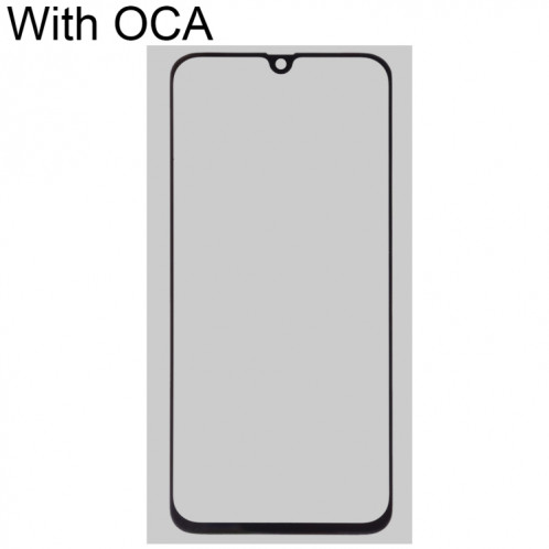 Pour Samsung Galaxy A40 lentille extérieure en verre avec adhésif optiquement transparent OCA SH2608453-06