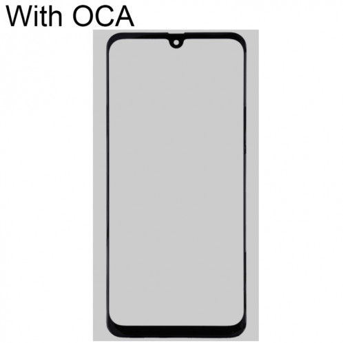 Pour Samsung Galaxy A41 lentille extérieure en verre avec adhésif optiquement transparent OCA SH26211118-06