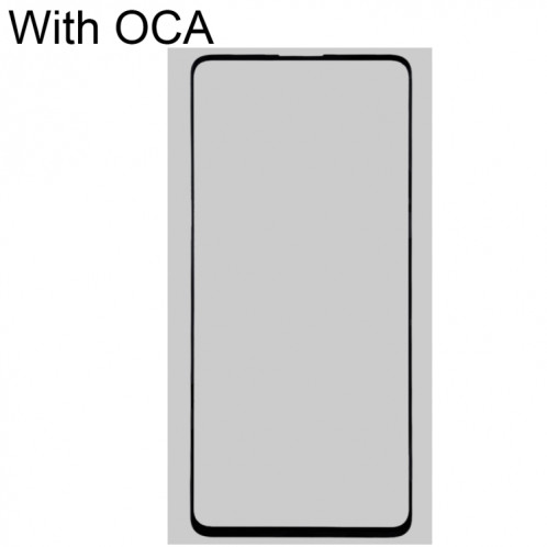 Pour Samsung Galaxy A51 lentille extérieure en verre avec adhésif OCA optiquement transparent SH2622750-06