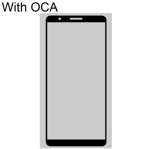 Pour Samsung Galaxy A01 Core / A013 lentille extérieure en verre avec adhésif OCA optiquement transparent SH2628440-06