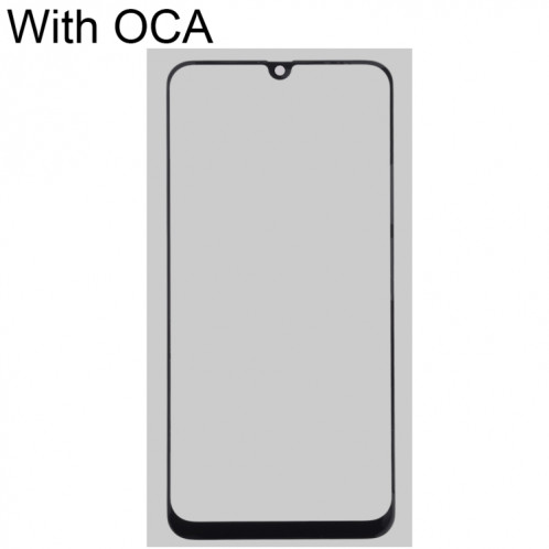 Pour Samsung Galaxy A42 lentille extérieure en verre avec adhésif optiquement transparent OCA SH2630351-06